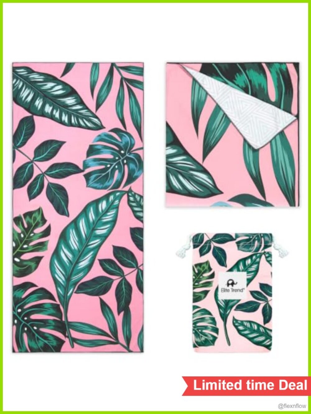 Quick Dry Microfiber Beach Towel XL 78x35 Sand Free Travel